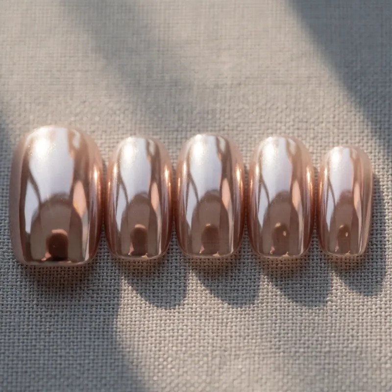 Chrome finish, painted on loose tips