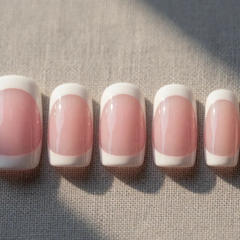 French finish, painted on loose tips