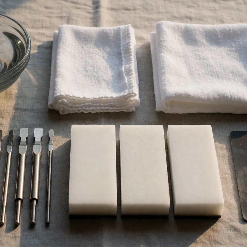 What comes to the table, laid out